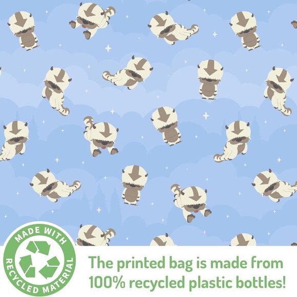 Appa Plushie Tote Bag Foldable Recycled Plastic handles Unisex - Picture 5 of 5